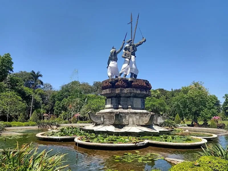 View of Lapangan Puputan Badung (I Gusti Ngurah Made Agung) in Denpasar, Bali