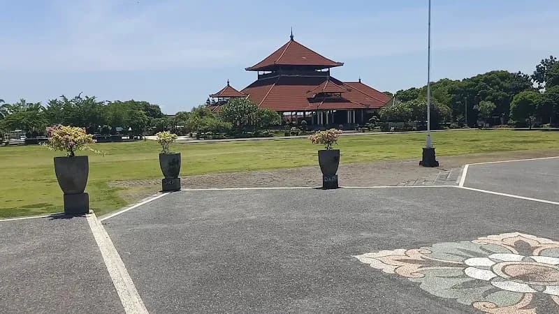 View of Lapangan Puputan Klungkung in Klungkung, Bali