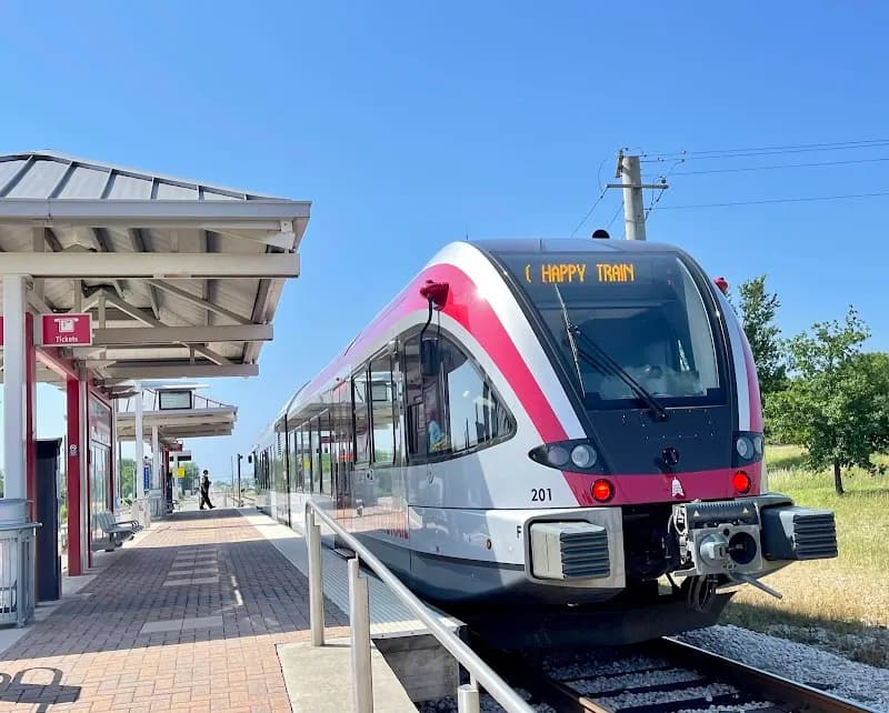 Leander Station transit stop in Round Rock, TX