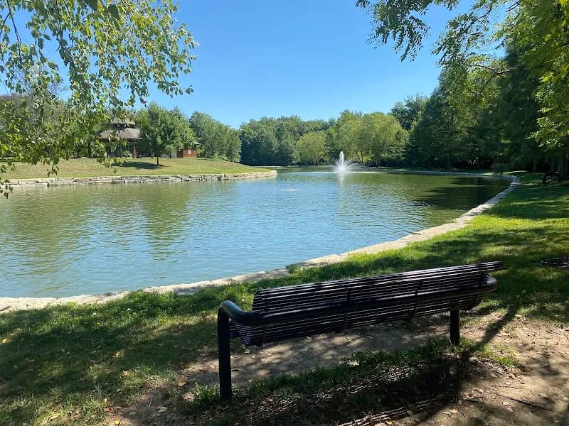 View of Leawood City Park in Leawood, KS