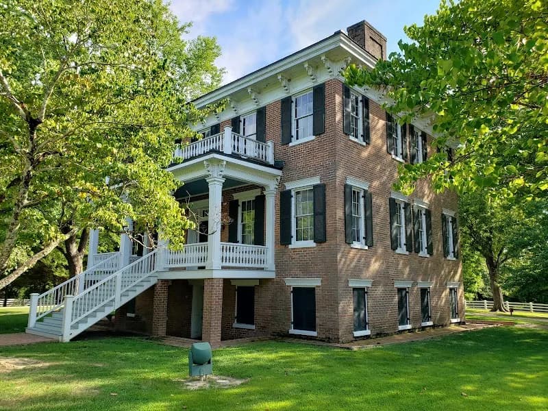View of Lee Hall Mansion in Yorktown, VA