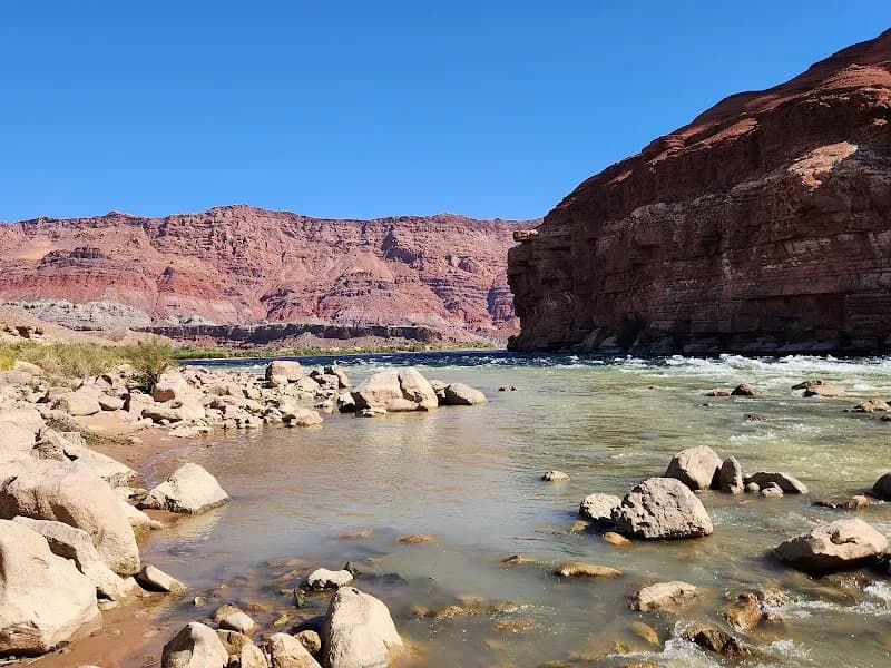 View of Lees Ferry in Page, AZ