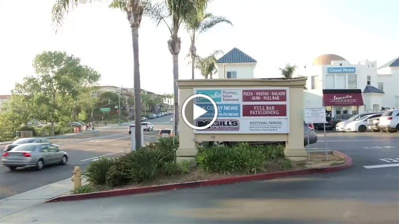View of Leucadia Pizzeria & Italian Restaurant in Encinitas, CA