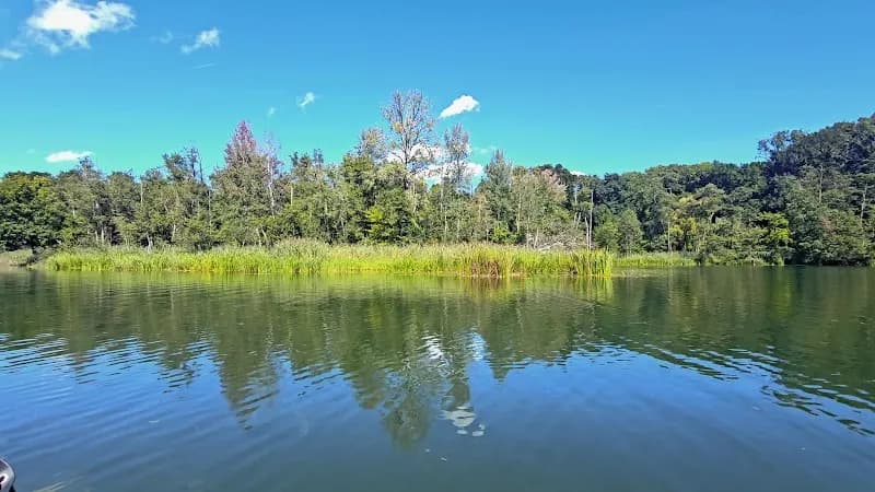 View of Leutstettener Moos in Starnberg, BY