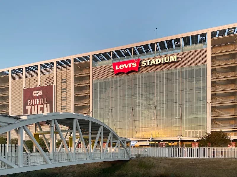 View of Levi's Stadium in Santa Clara, CA