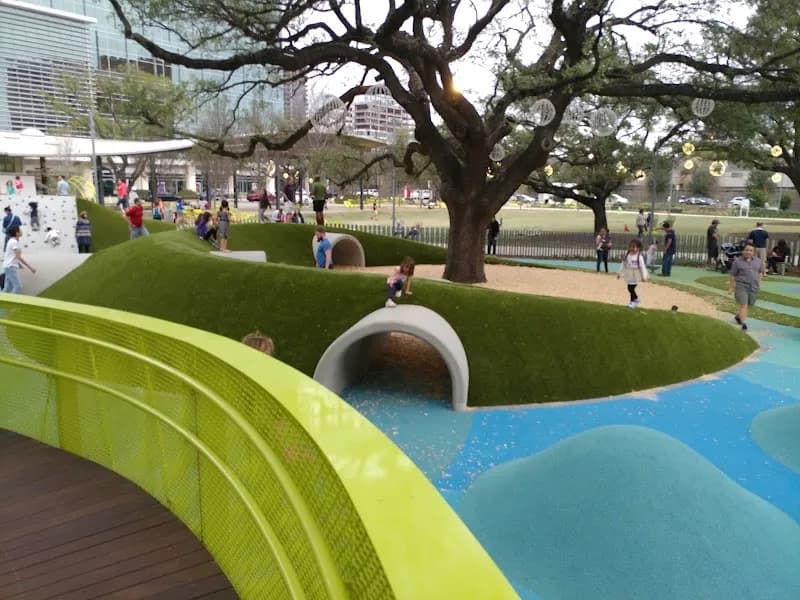 View of Levy Park in Houston, TX