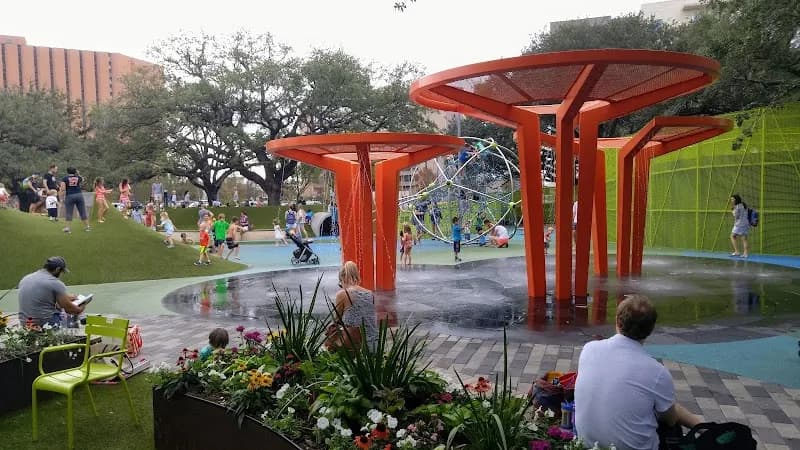 View of Levy Park in Houston, TX