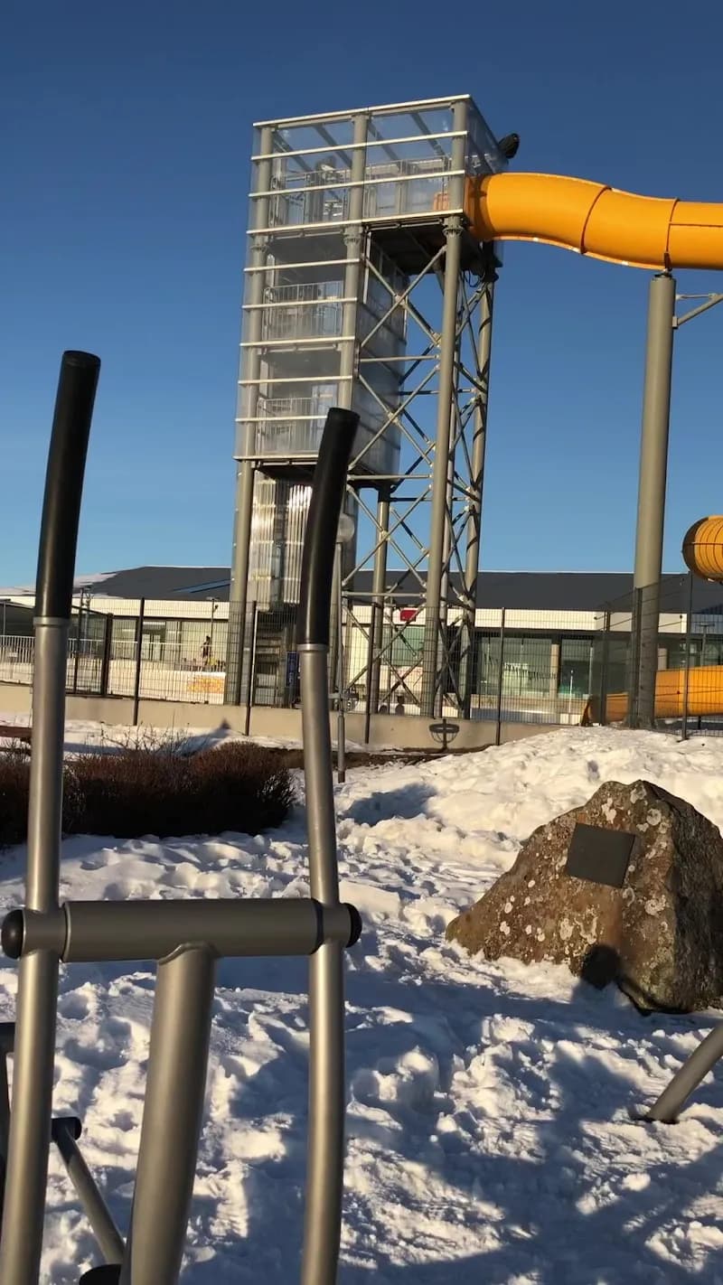 View of Álftaneslaug in Álftanes, CR