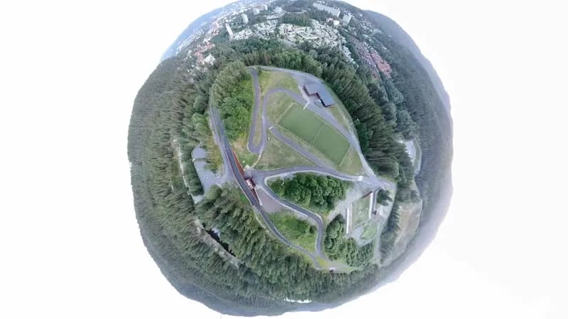 View of Lillomarka Community Center in Lillomarka, Oslo