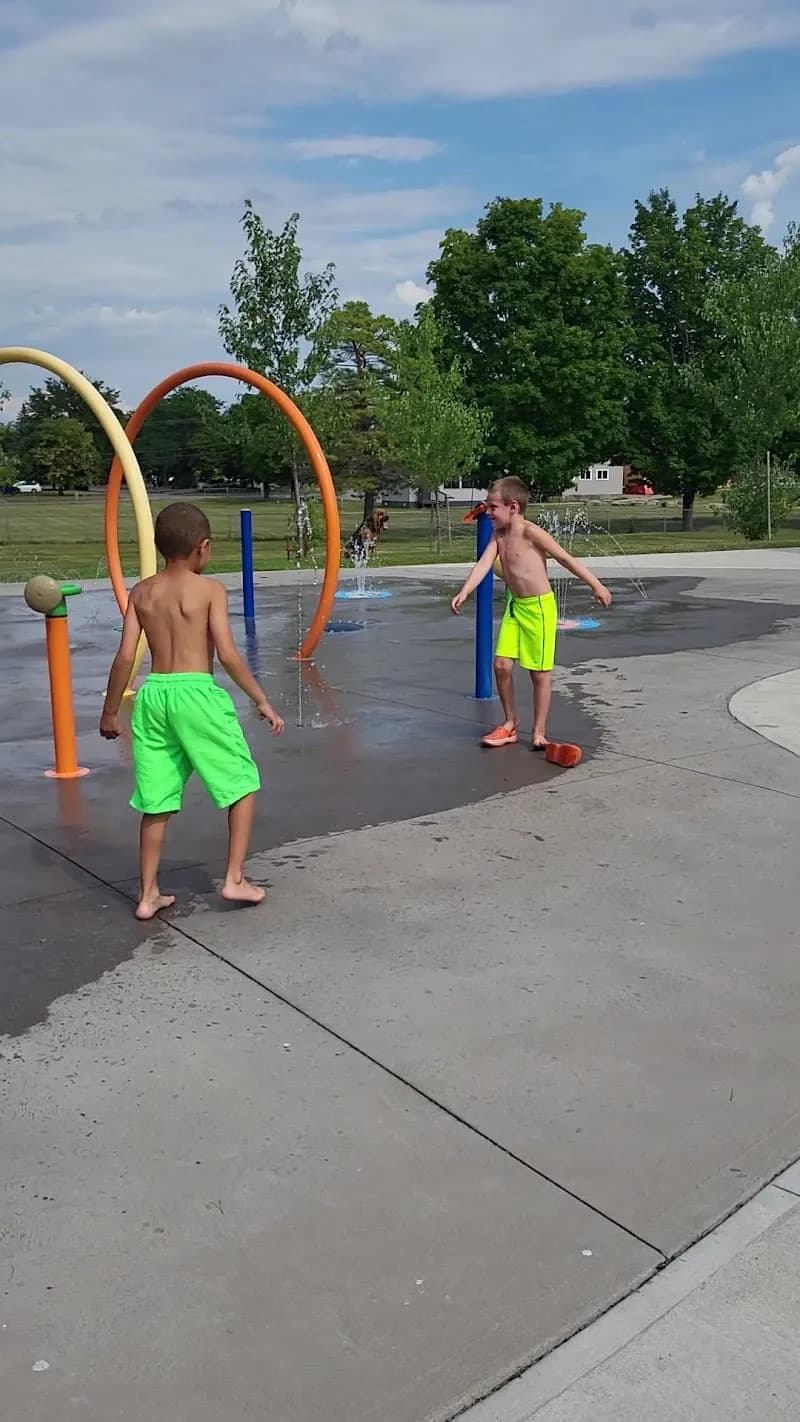 View of Lindsay Splash Pad in Kawartha Lakes, ON