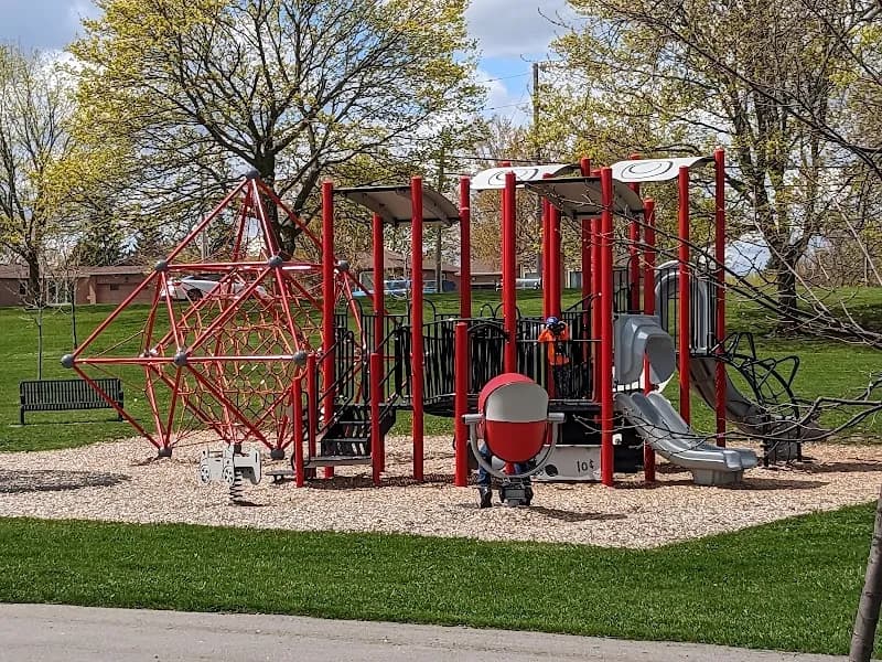 View of Lindsay Splash Pad in Kawartha Lakes, ON