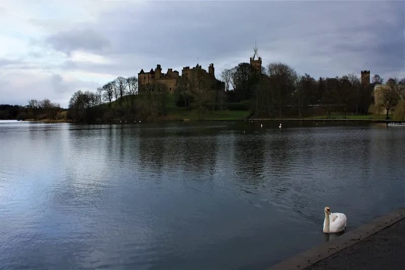 Linlithgow Loch lake in Linlithgow, Scotland