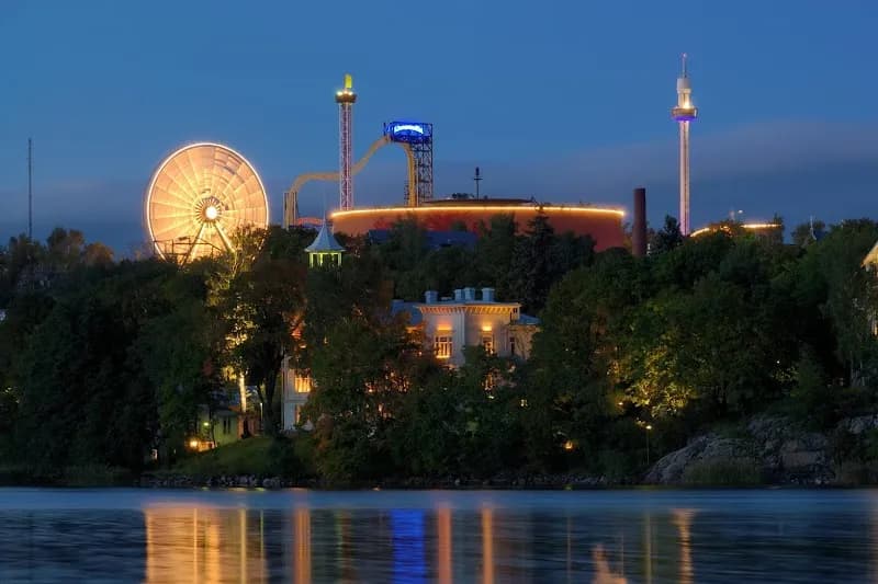 Linnanmäki amusement park in Helsinki, HEL