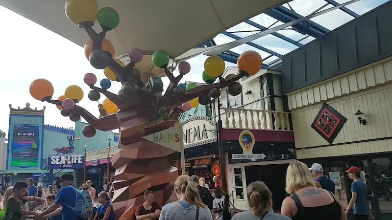 View of Linnanmäki in Helsinki, HEL