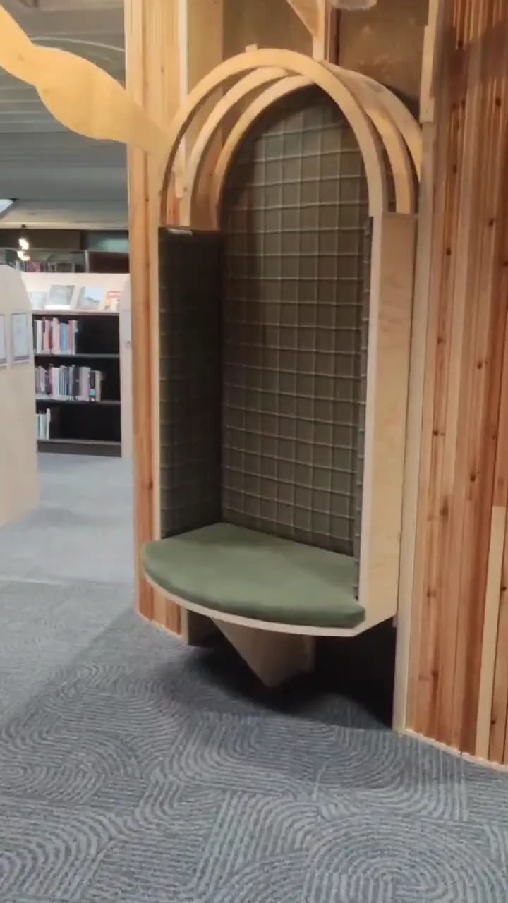 View of Lippulaiva Library in Espoonlahti, Uusimaa