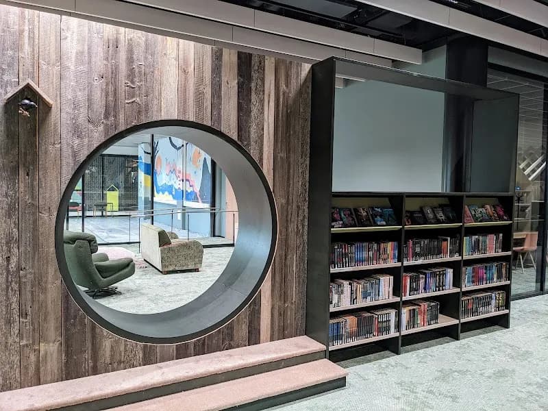 View of Lippulaiva Library in Espoonlahti, Uusimaa