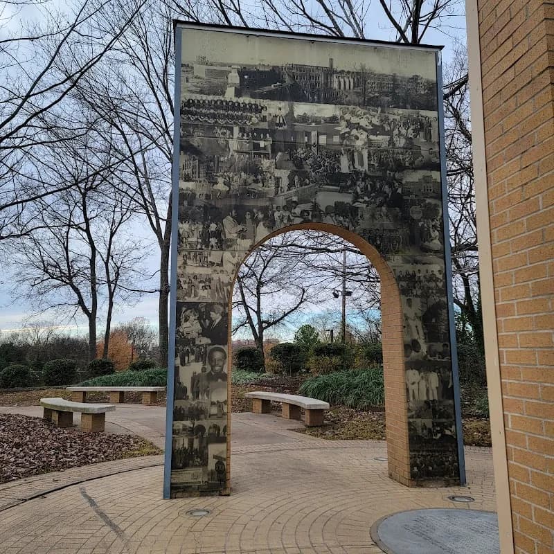 View of Little Rock Central High School National Historic Site in Little Rock, AR