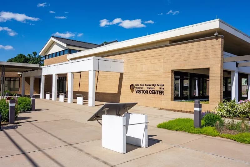 View of Little Rock Central High School National Historic Site in Little Rock, AR