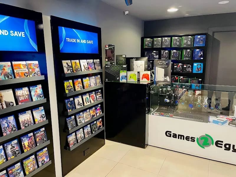 View of Local Toy and Game Shops in Agouza, Cairo