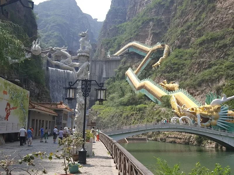 Longqingxia Scenic Area tourist attraction in Yanqing District, Beijing