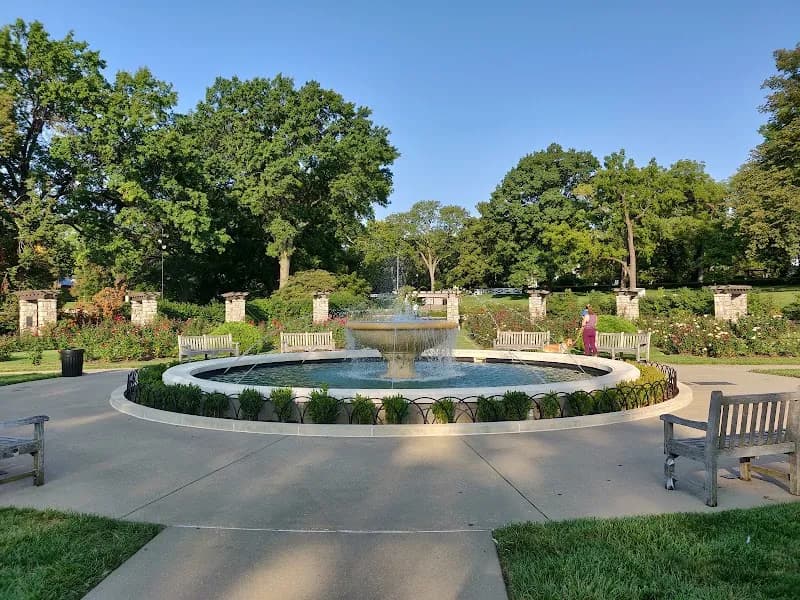 Loose Park city park in Kansas City, MO