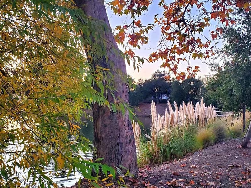 View of Los Gatos Creek Trail in Campbell, CA