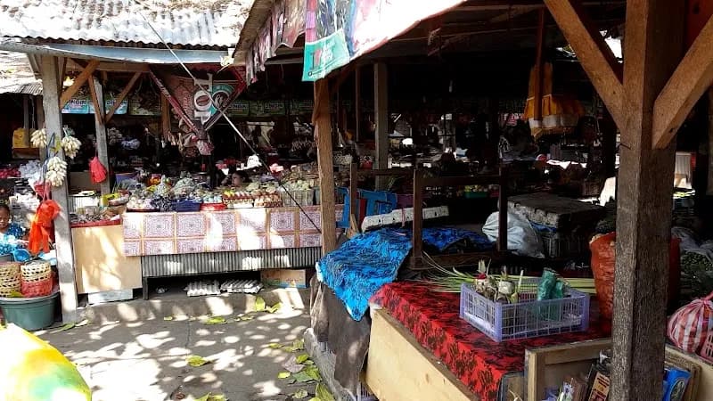 View of Lovina Traditional Market in Lovina, Bali