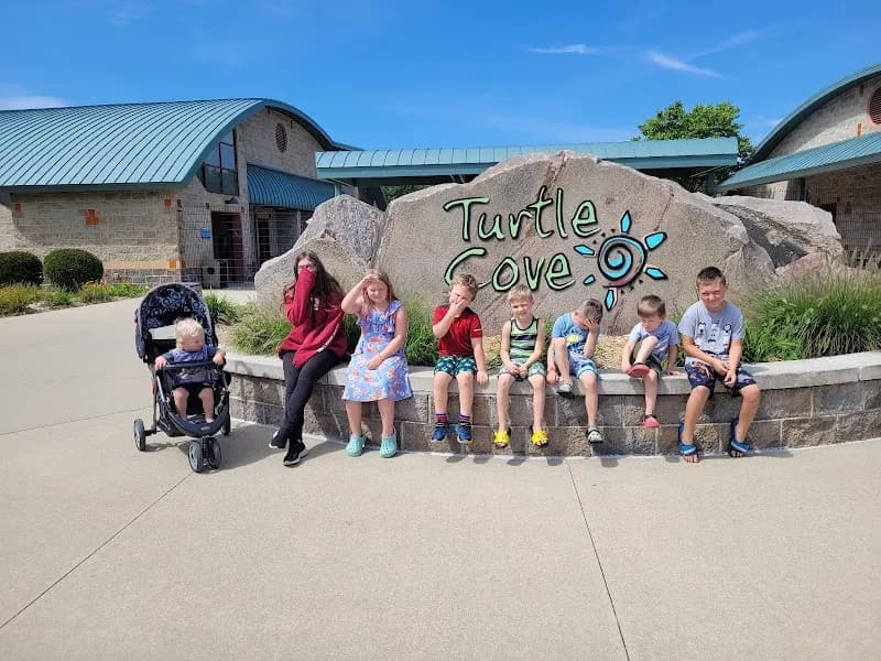 View of Lower Huron Metropark - Turtle Cove Family Aquatic Center in Belleville, IL
