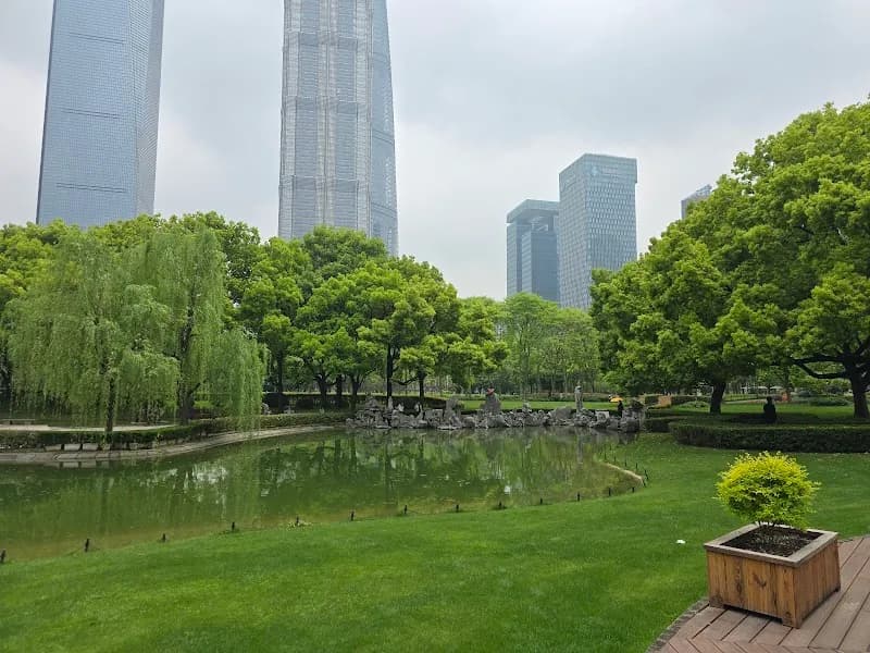 Lujiazui Central Green Space tourist attraction in Pudong New Area, SH