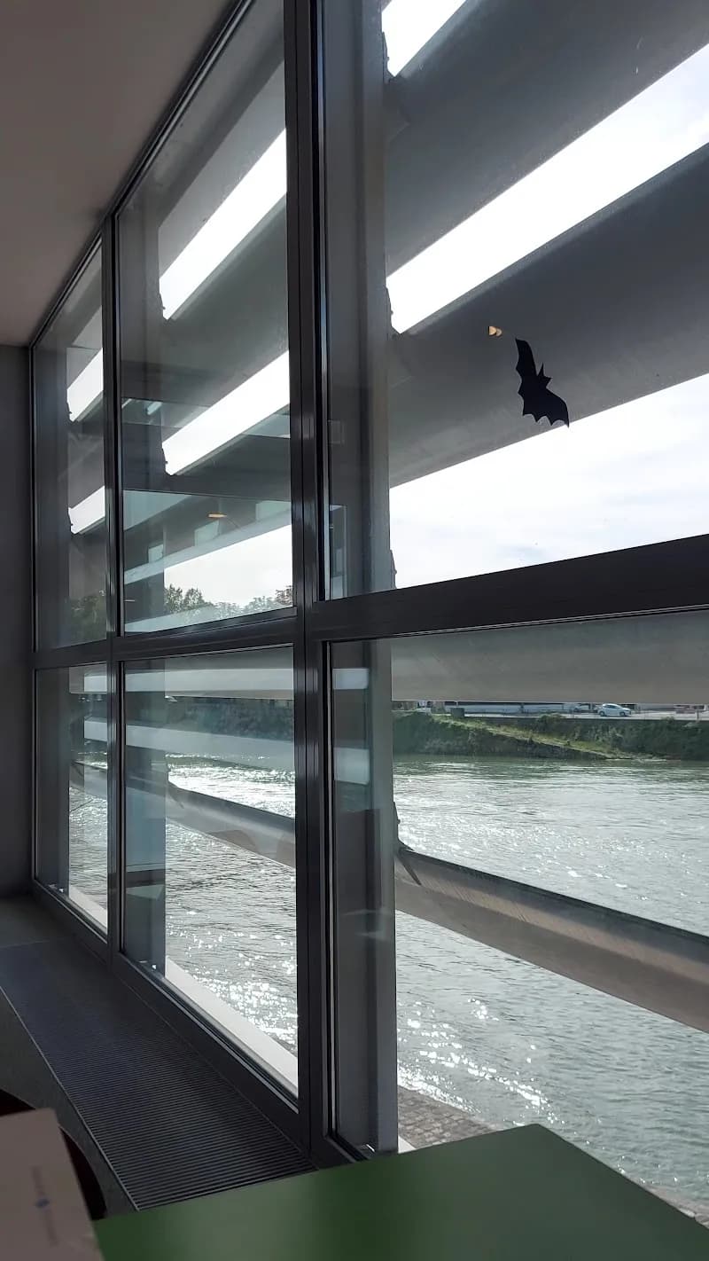 View of Médiathèque Astrolabe in Melun, IDF