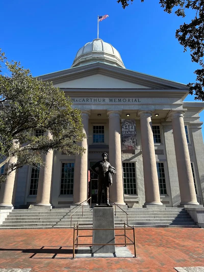 View of MacArthur Memorial in Norfolk, VA