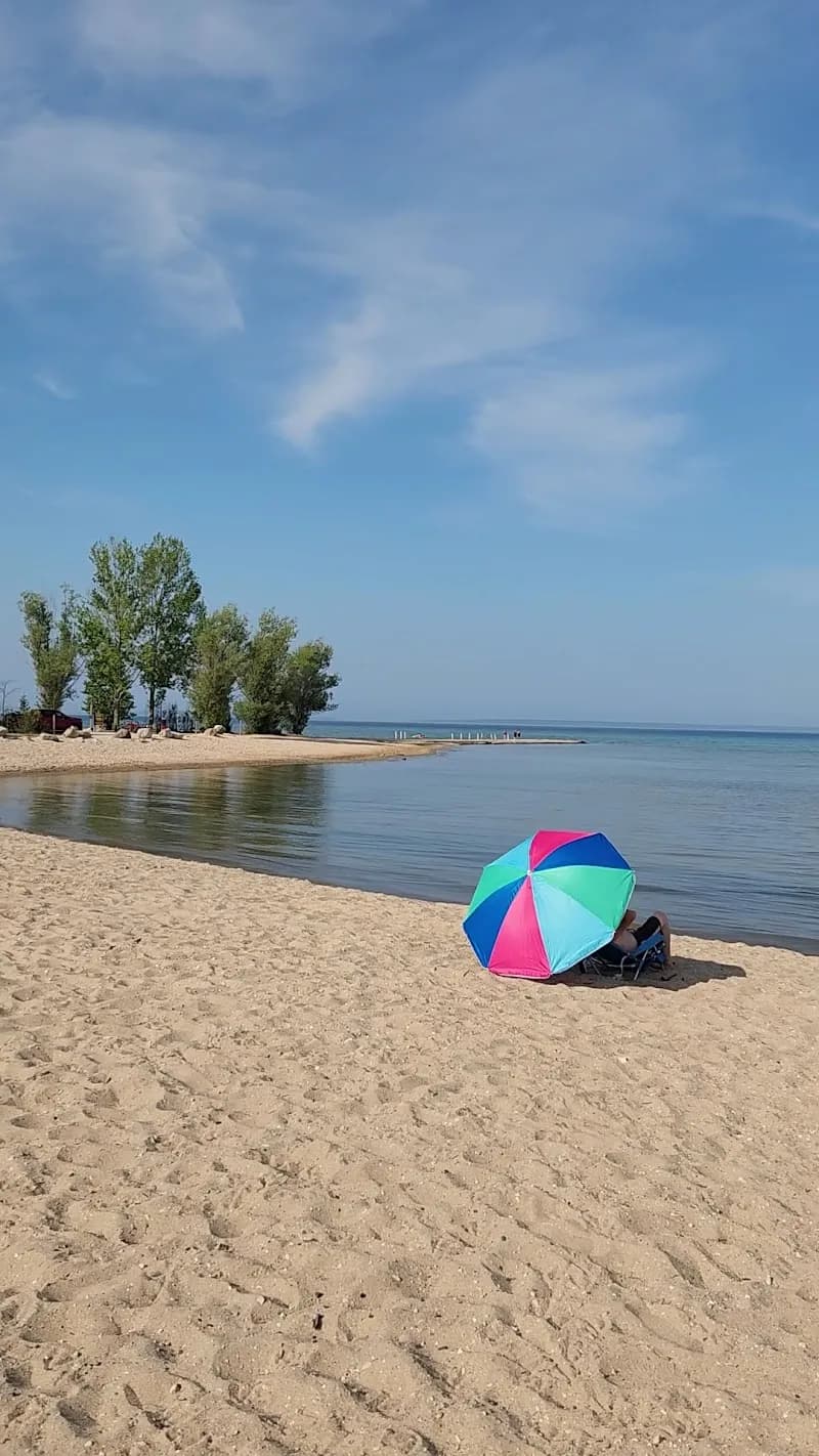 View of Mackinaw Mill Creek Camping in Mackinaw City, MI