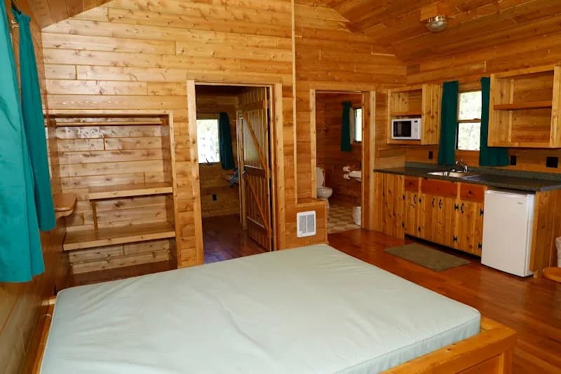 View of Mackinaw Mill Creek Camping in Mackinaw City, MI