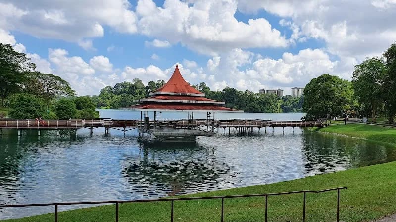 MacRitchie Reservoir lake in Singapore, SG
