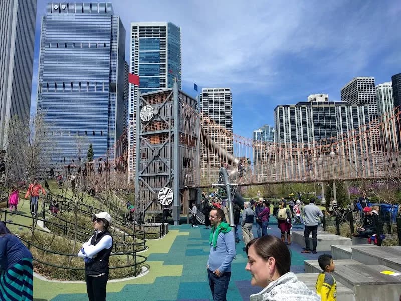 View of Maggie Daley Park in Chicago, IL