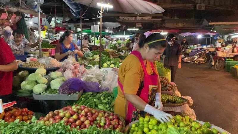 View of Mahanak Market in Bang Na, BKK