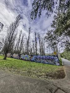 View of Main Yarra Trail in South Yarra, VIC