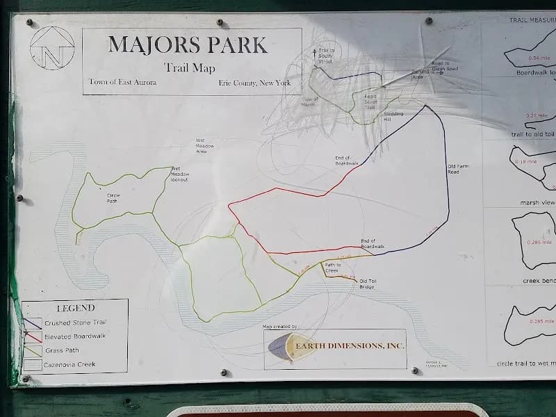 View of Majors Park in East Aurora, NY