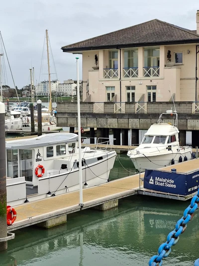 View of Malahide Marina in Malahide, D