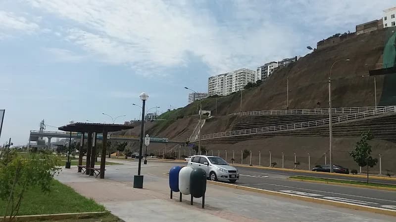 View of Malecón de Santa María del Mar in Santa María del Mar, Lima