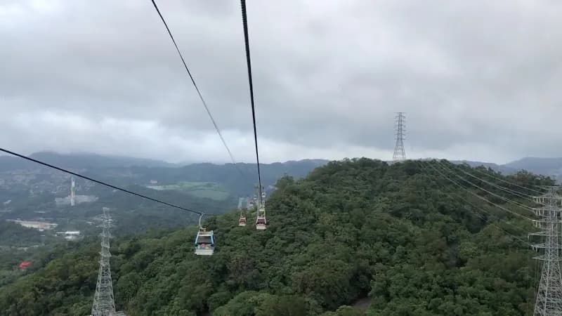 View of Maokong Gondola in Taipei, TPE
