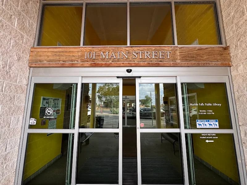 View of Marble Falls Public Library in Marble Falls, TX