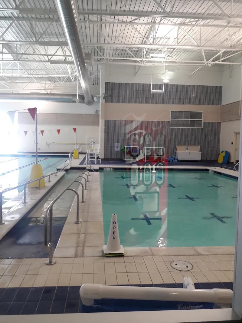 Margaret Young Natatorium at Farmers Branch Aquatics Center swimming pool in Farmers Branch, TX