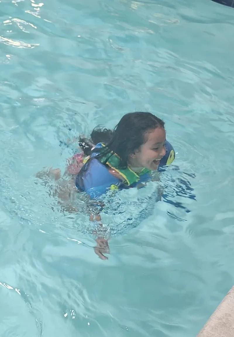View of Margaret Young Natatorium at Farmers Branch Aquatics Center in Farmers Branch, TX