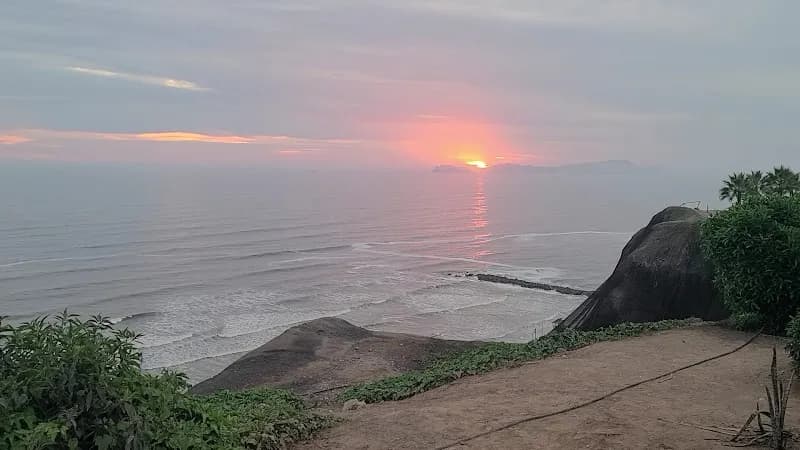 View of Maria Reiche Park in San Borja, Lima