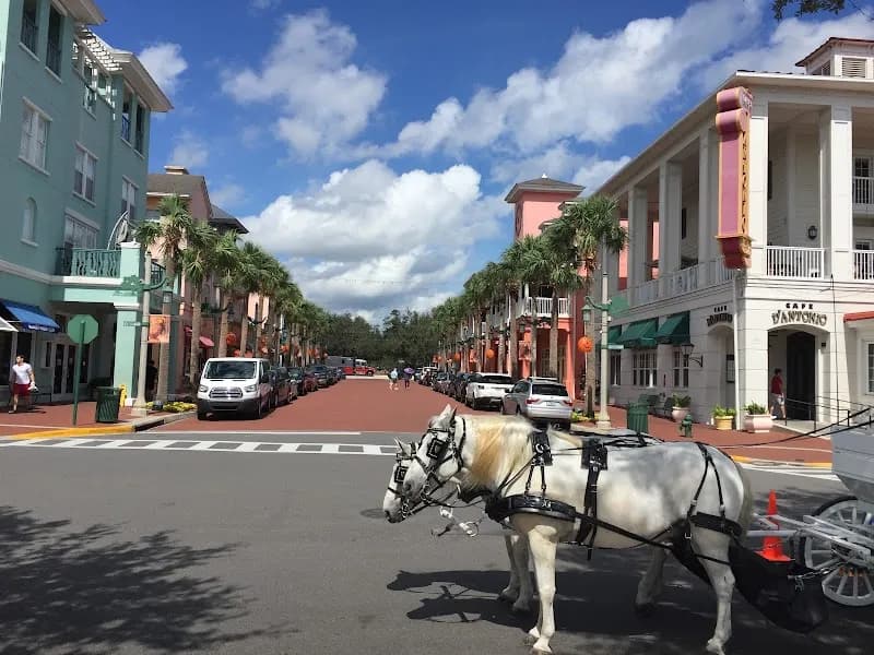 View of Market Street in Celebration, FL