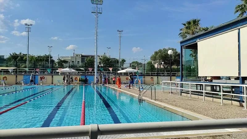 View of Maroussi Municipal Swimming Pool Complex in Maroussi, AT