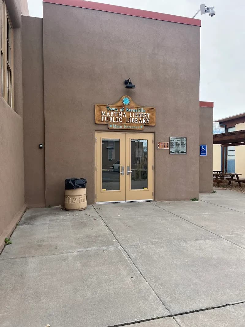 View of Martha Liebert Public Library in Bernalillo, NM