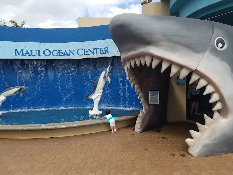 View of Maui Ocean Center, The Aquarium of Hawaii in Maui, HI