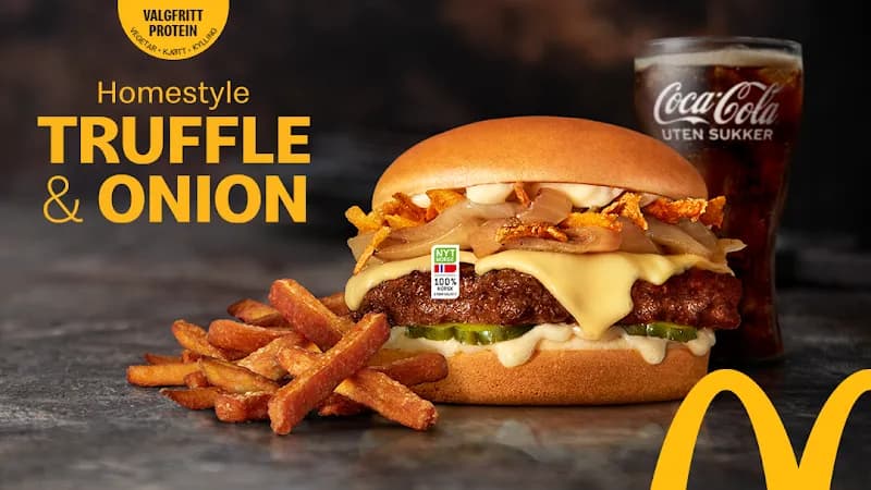 View of McDonald's Kolbotn in Kolbotn, Oslo